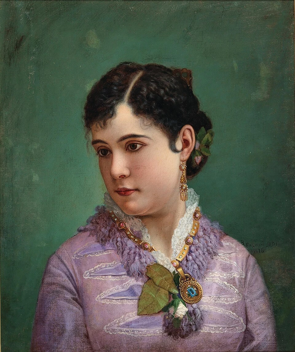 Vlaho Bukovac - 122, Ritratto di Julia Dunphy Piercy